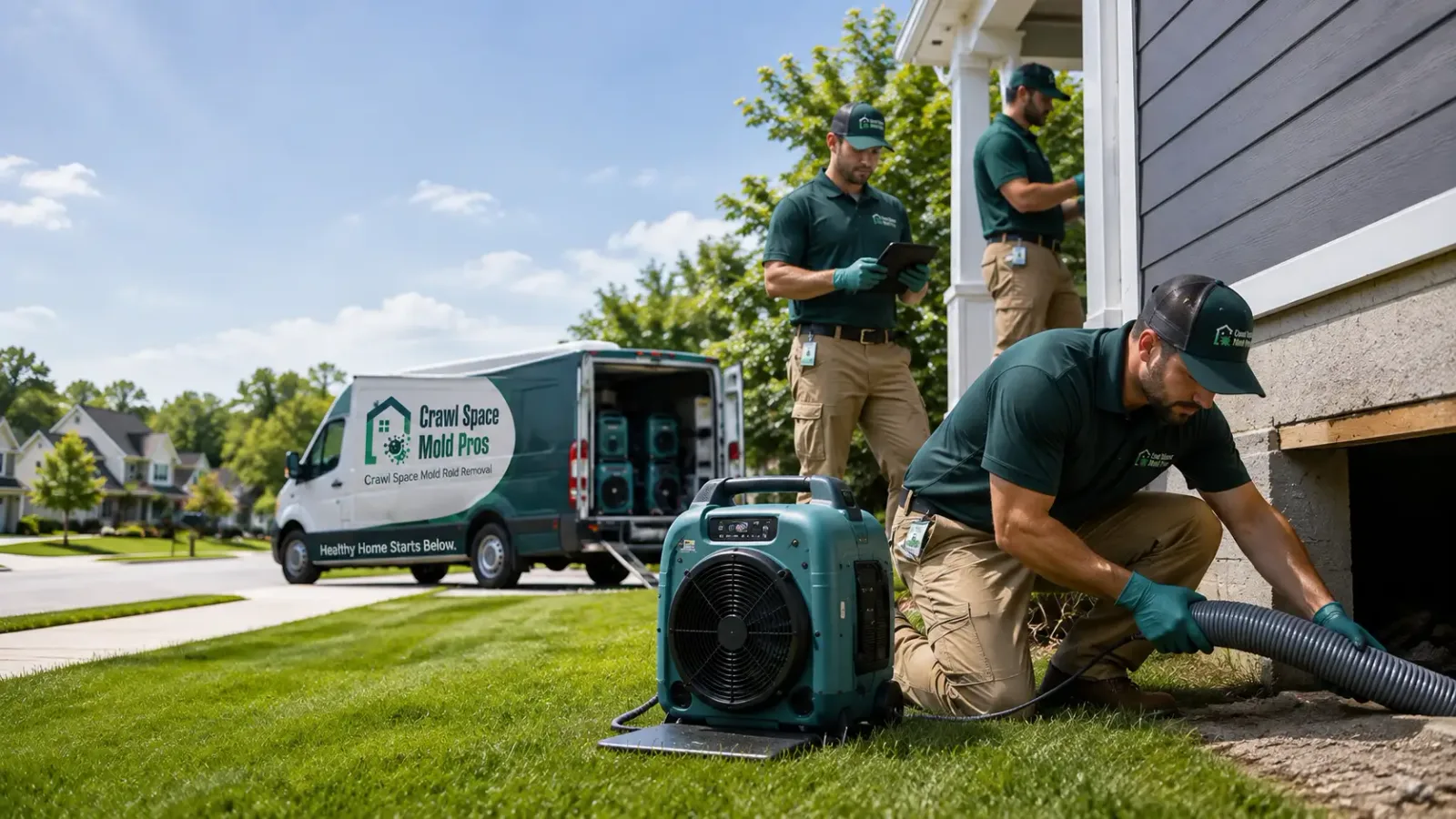 Crawl Space Mold Removal in Prairie City, SD